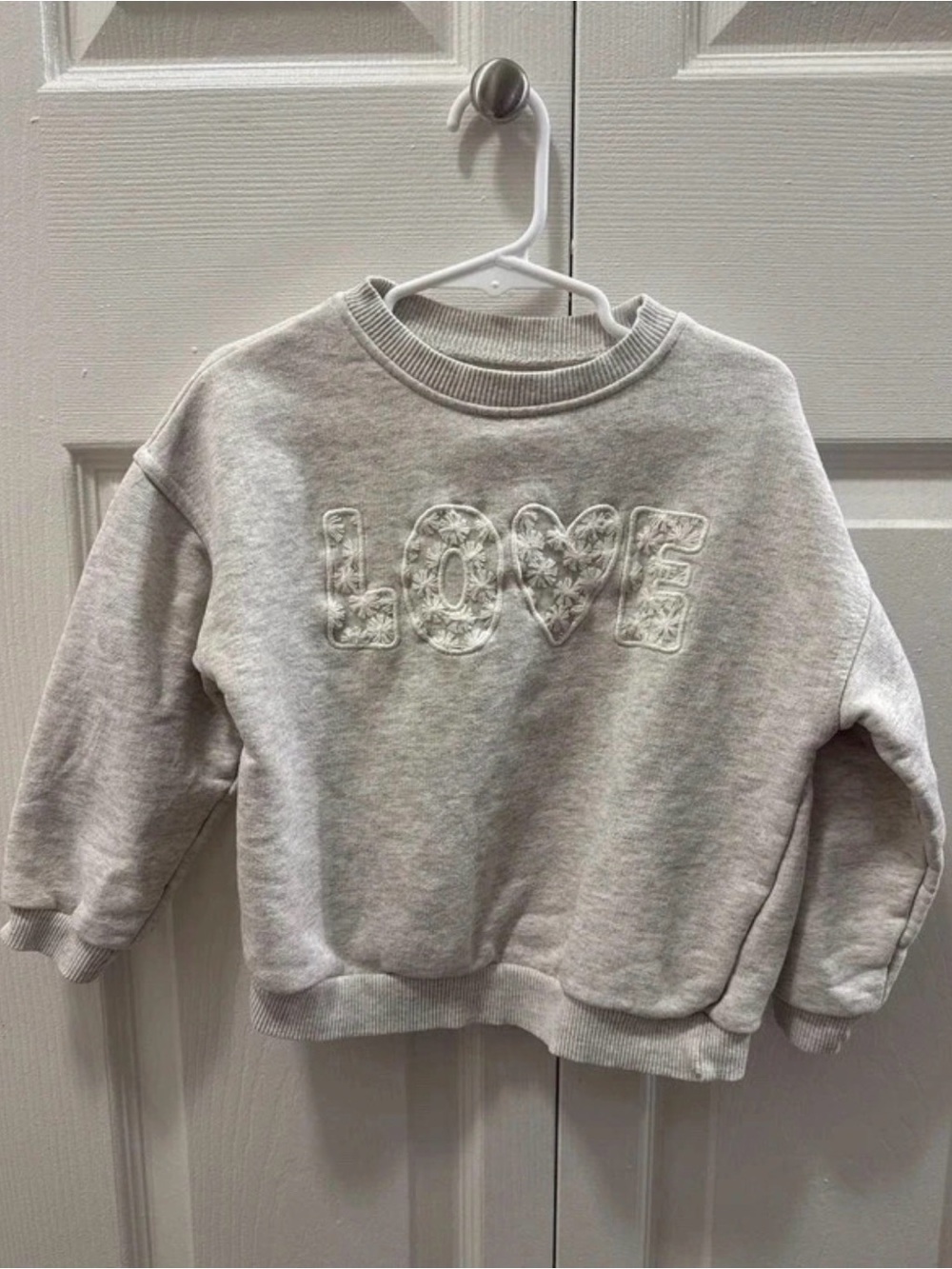 Zara girls crewneck top size 5